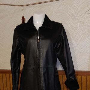 Women's Black Leather Jacket